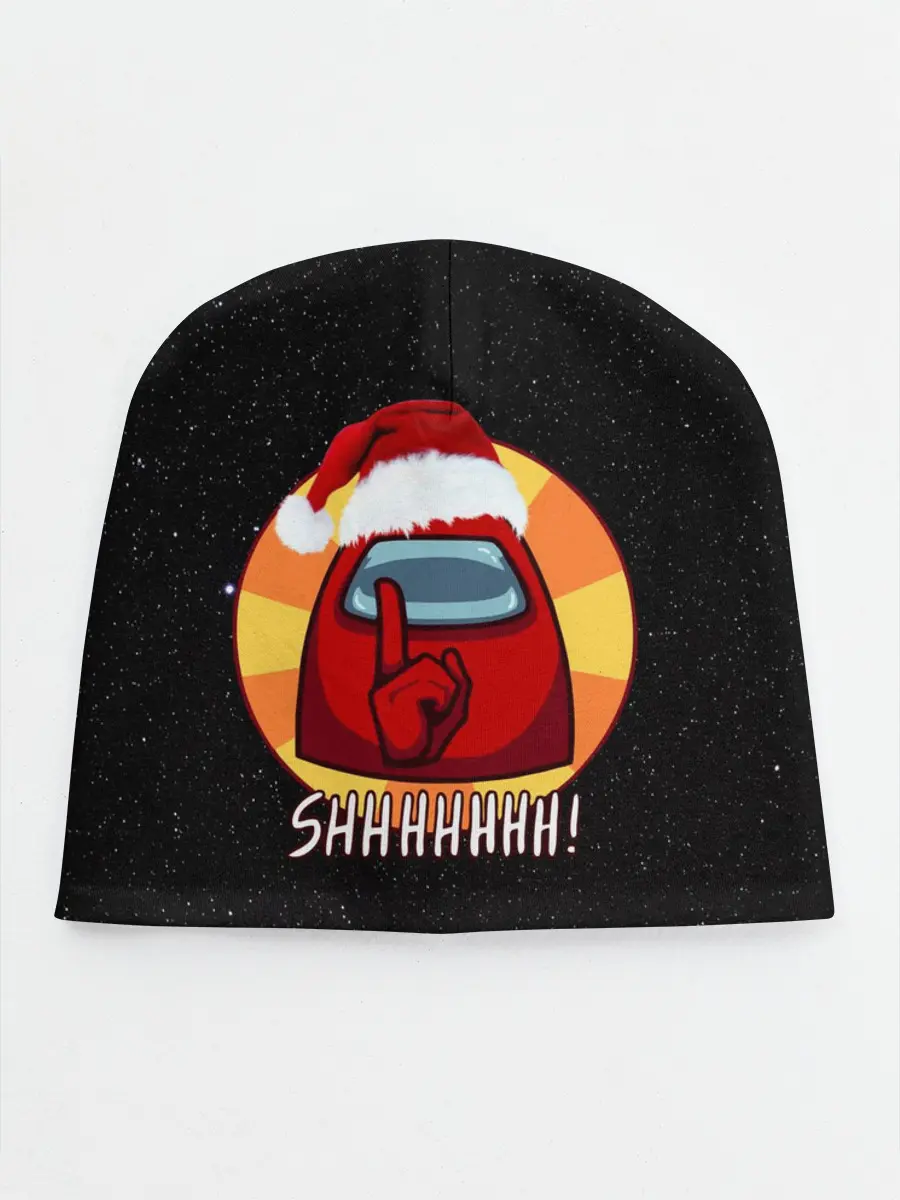 Детская шапка / Новогодний Among us