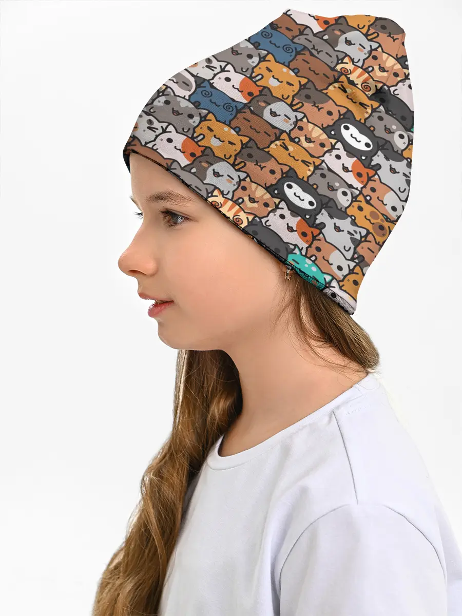 Детская шапка / Котейки