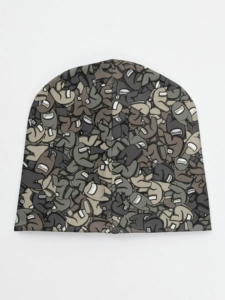 Детская шапка / Камуфляж Амонг Ас