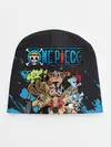 Детская шапка / One Piece синий всплеск