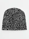 Детская шапка / Геометрия ЧБ.Black & white