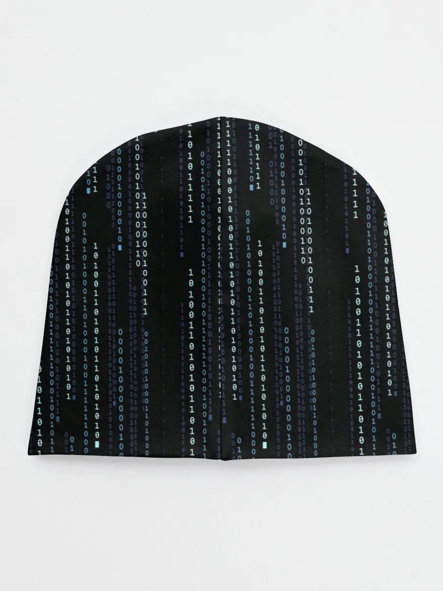 Детская шапка / Двоичный дождь, матрица