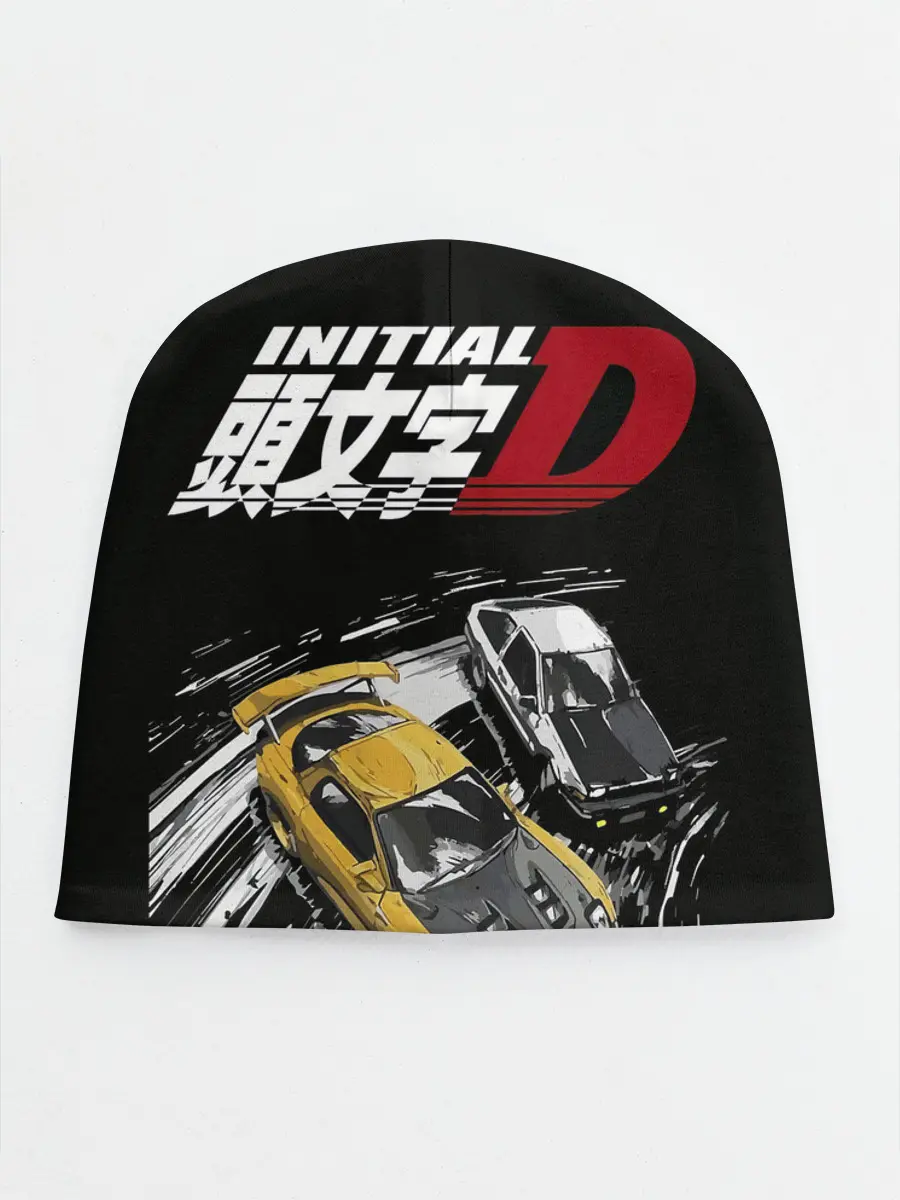 Детская шапка / Initial D две машины