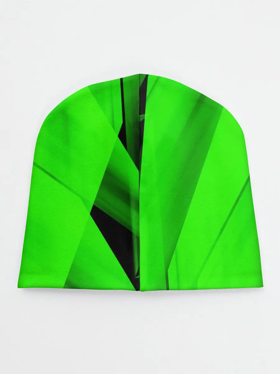 Детская шапка / Зеленый неон