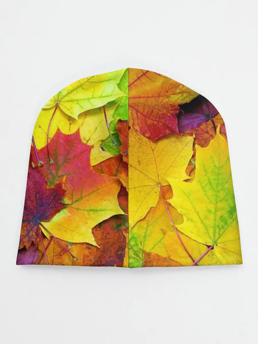 Детская шапка / Осенние листья