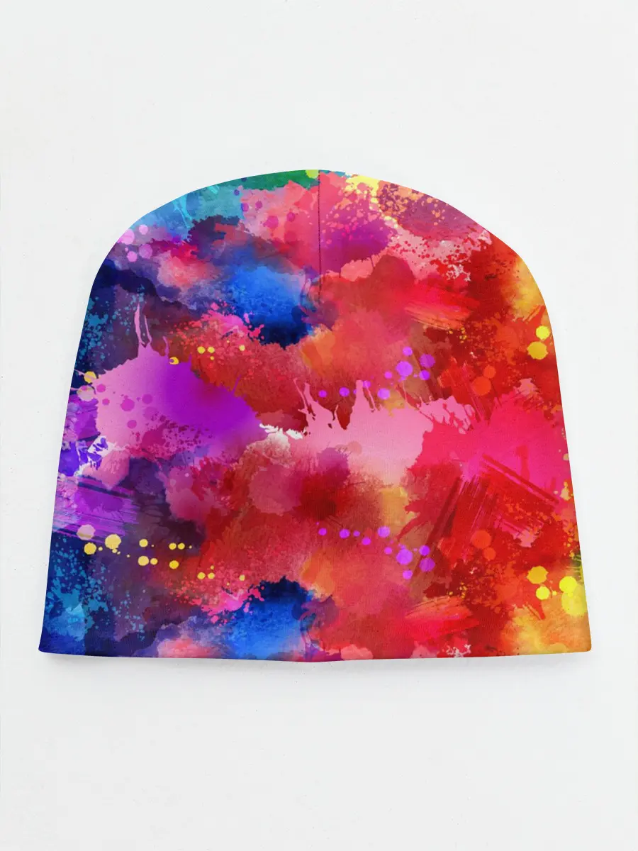Детская шапка / Брызги красок