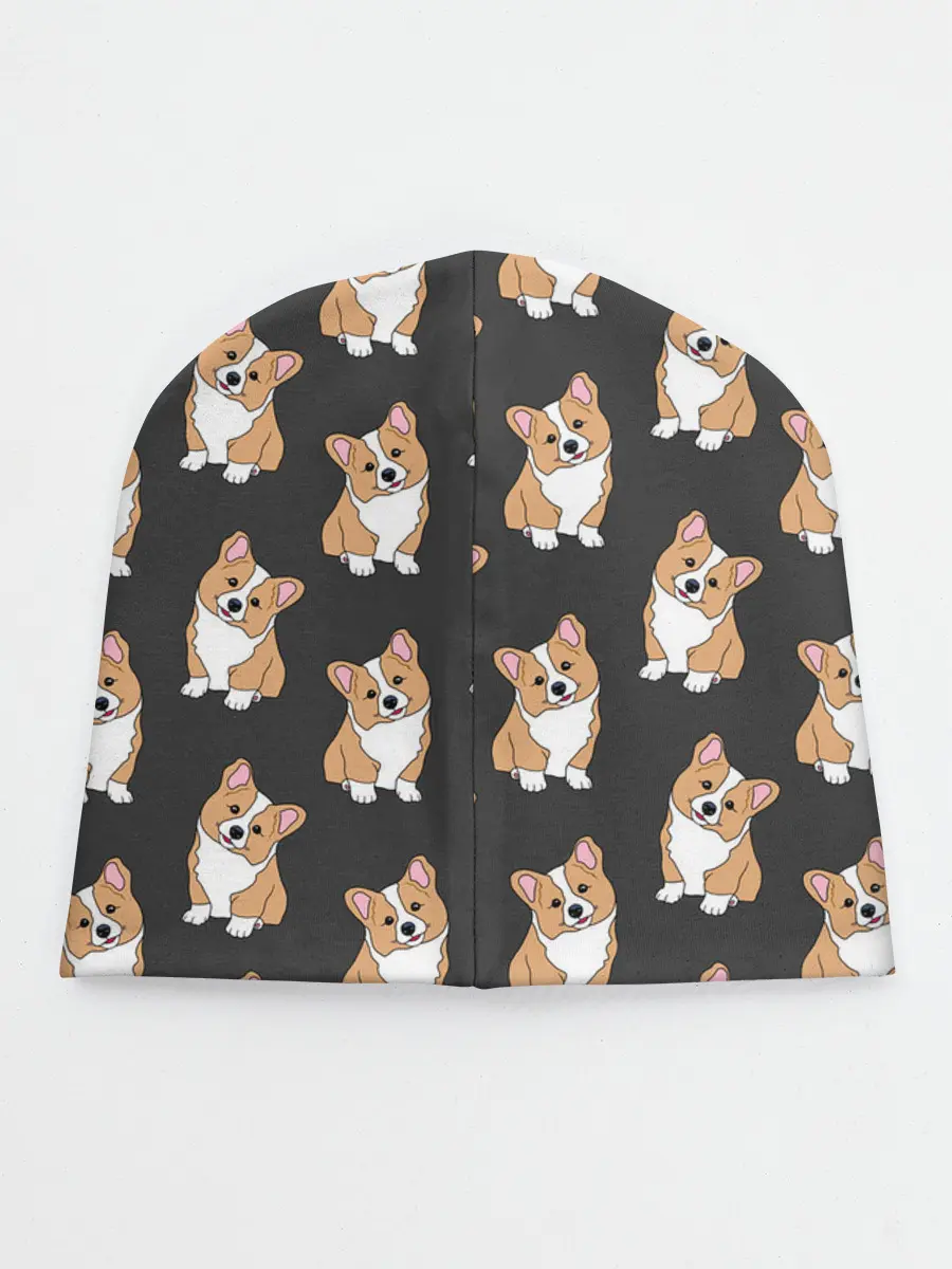 Детская шапка / Корги малыши