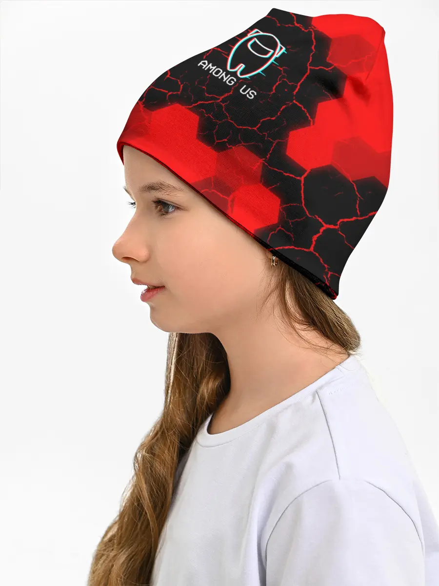 Детская шапка / AMONG US / АМОНГ АС