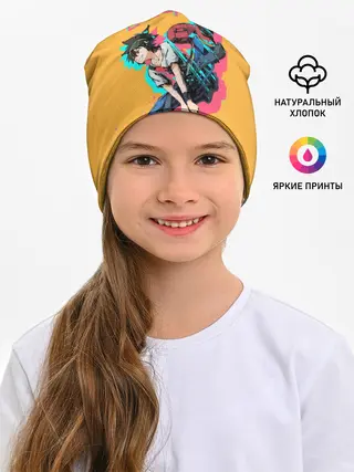 Детская шапка / Mo-Ri прыгает