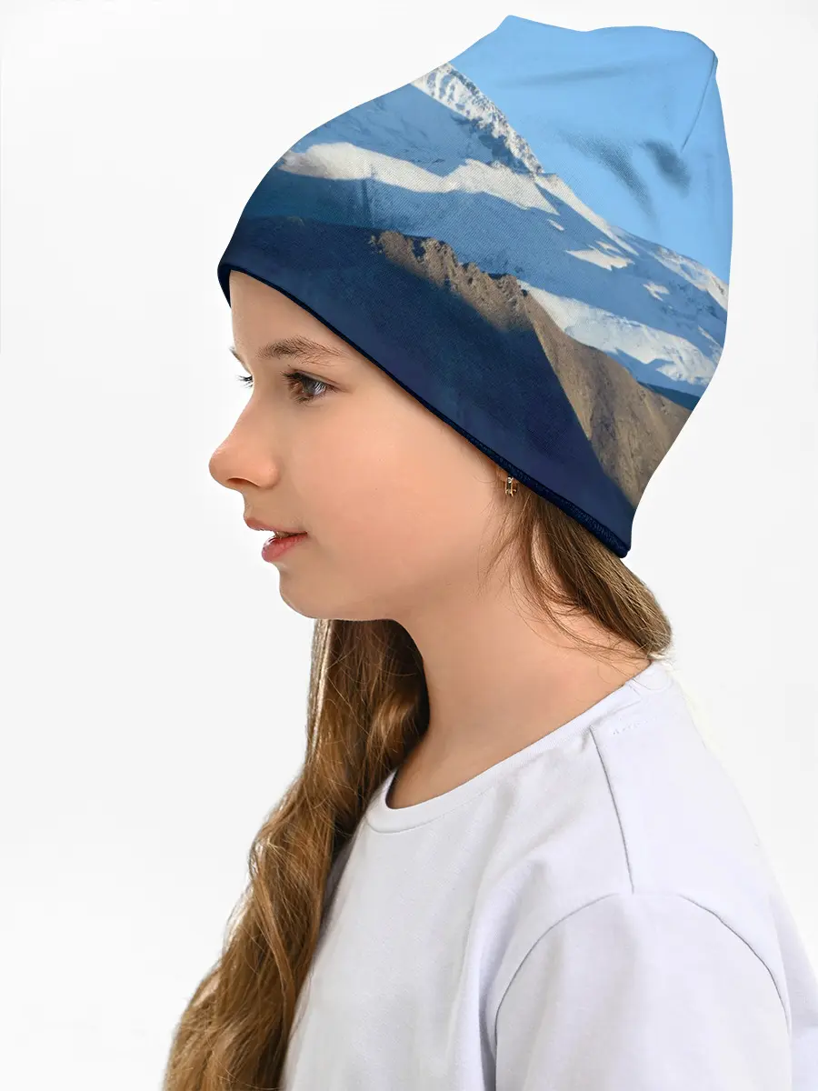 Детская шапка / Снежные горы