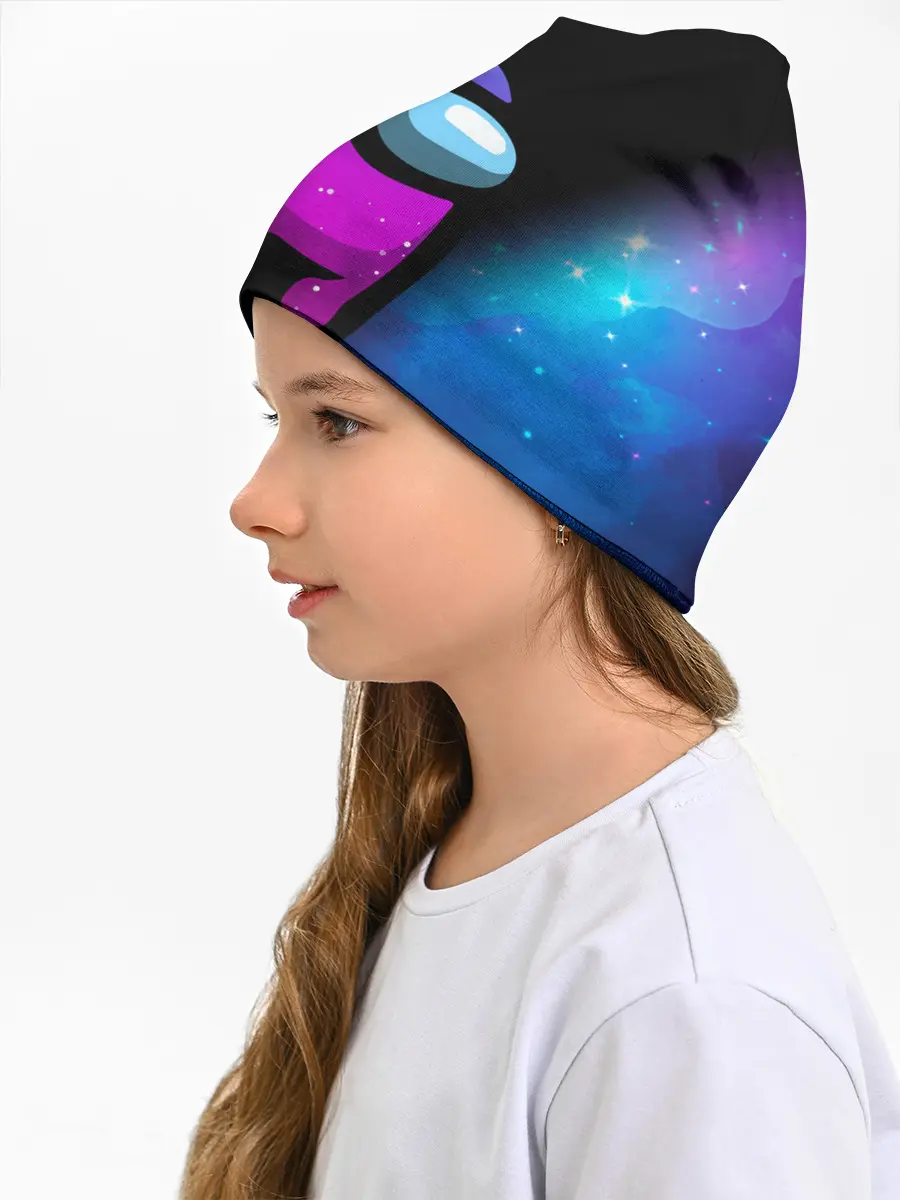 Детская шапка / AMONG US - КОСМОС