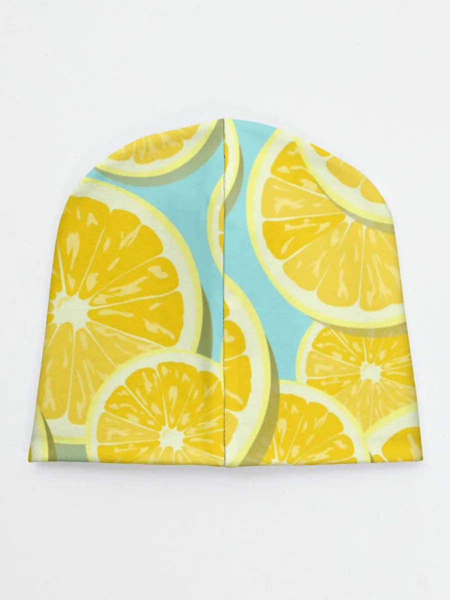 Детская шапка / лимончики