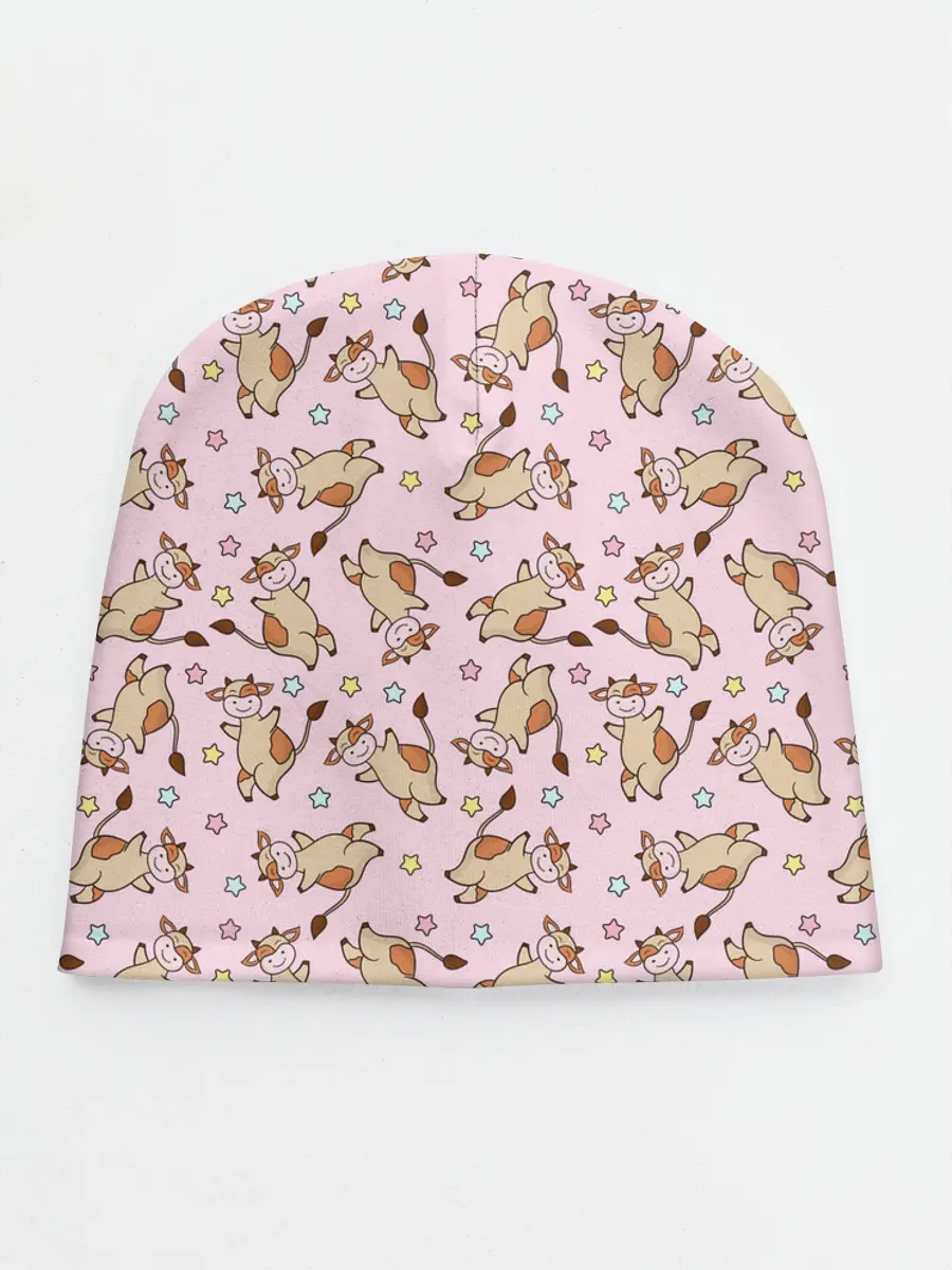 Детская шапка / Фон с бычками