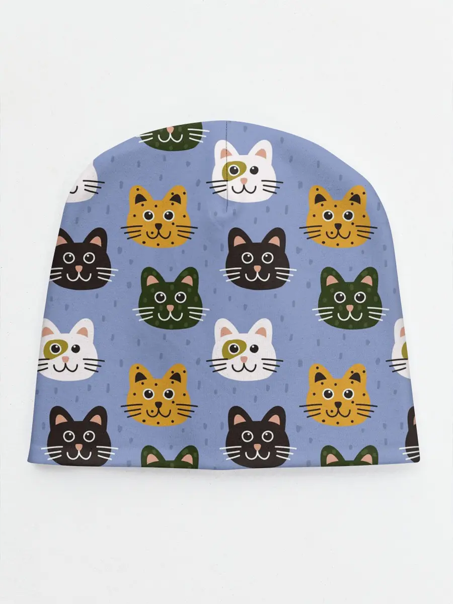 Детская шапка / Котики