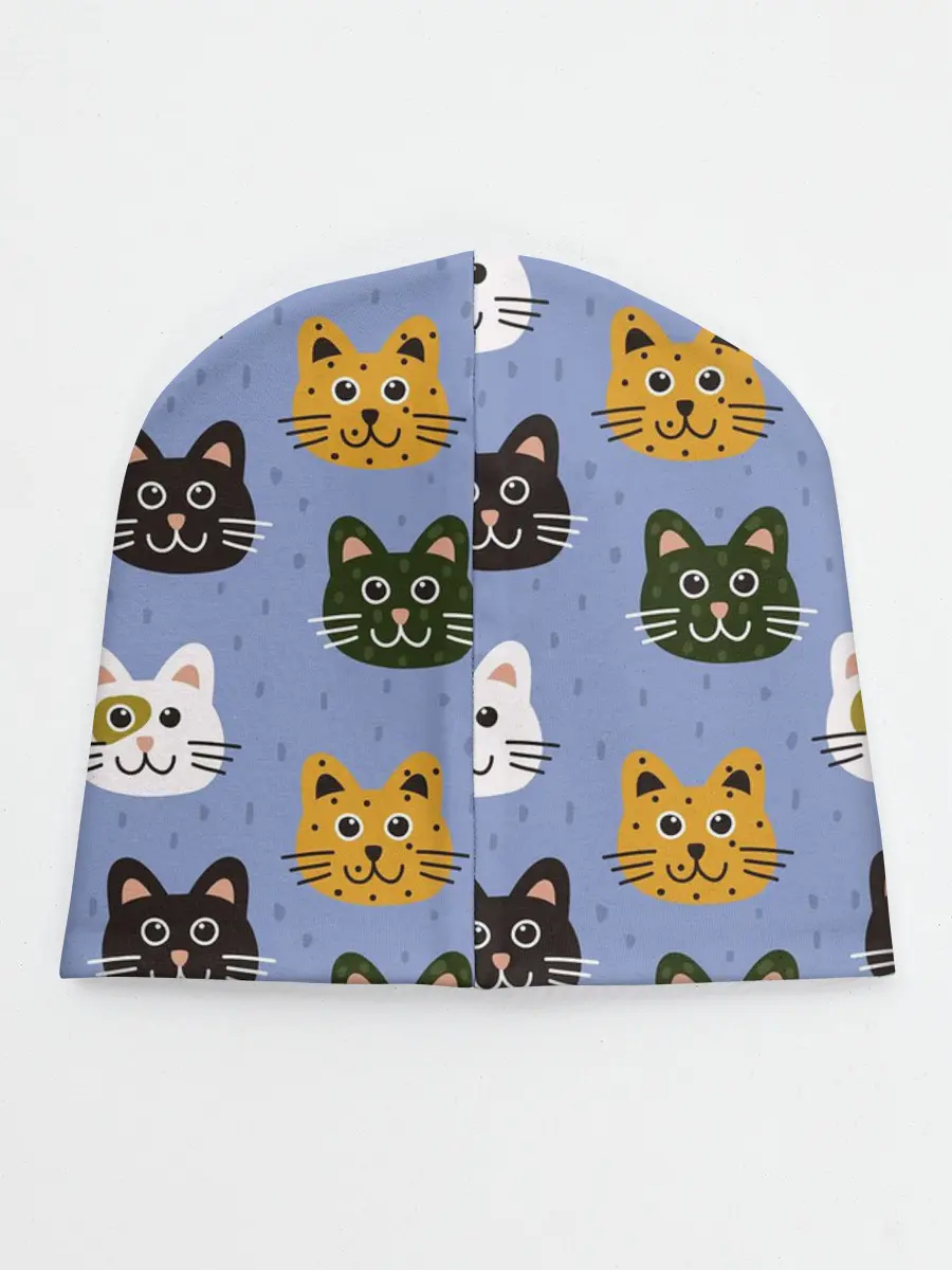 Детская шапка / Котики