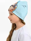 Детская шапка / Хината на синем фоне
