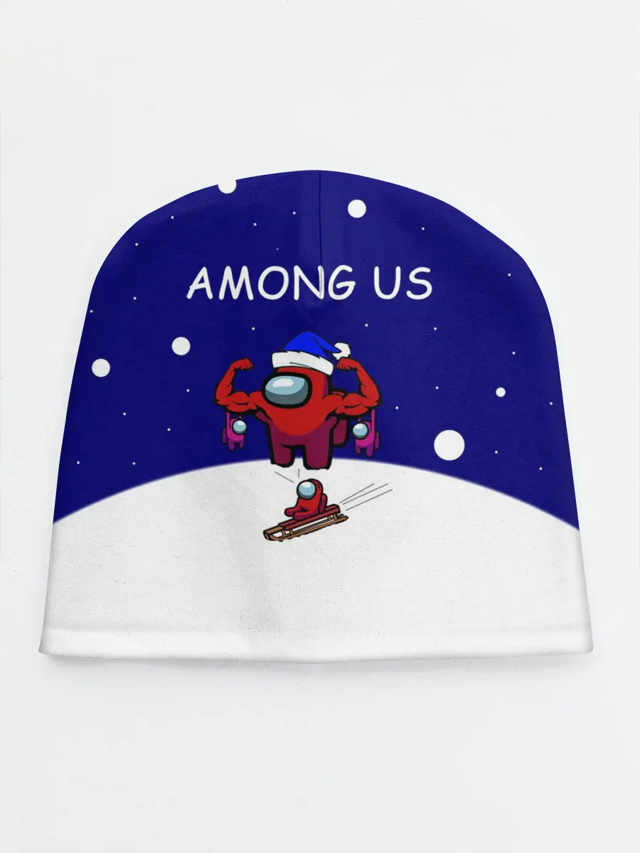 Детская шапка / Спортивный AMONG US