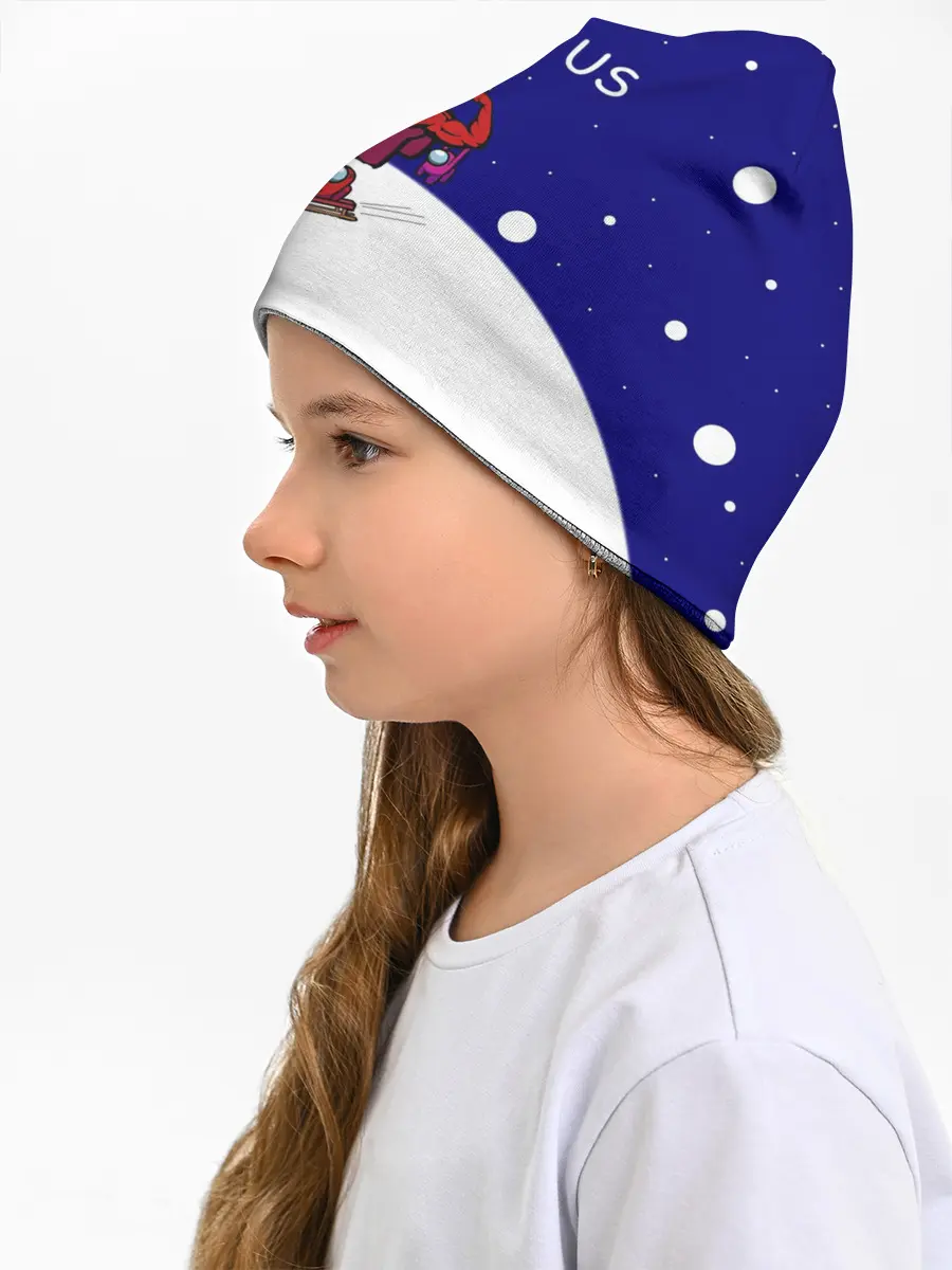 Детская шапка / Спортивный AMONG US