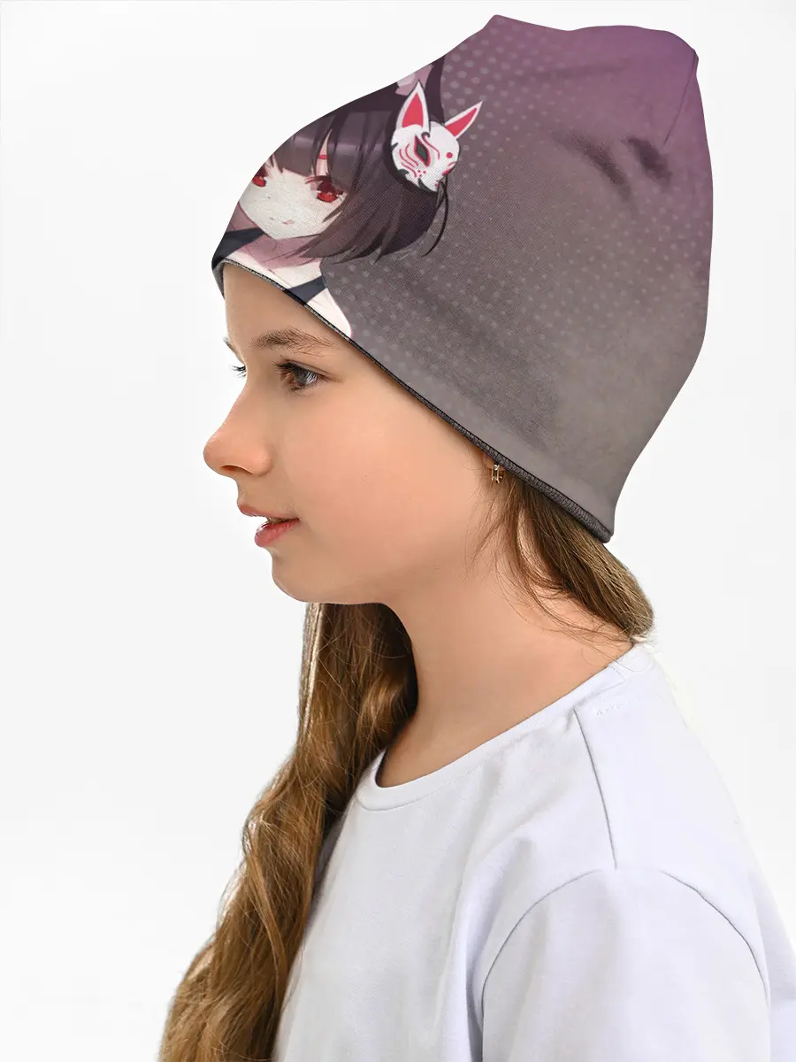 Детская шапка / Azur Lane. Лазурный. Девушка