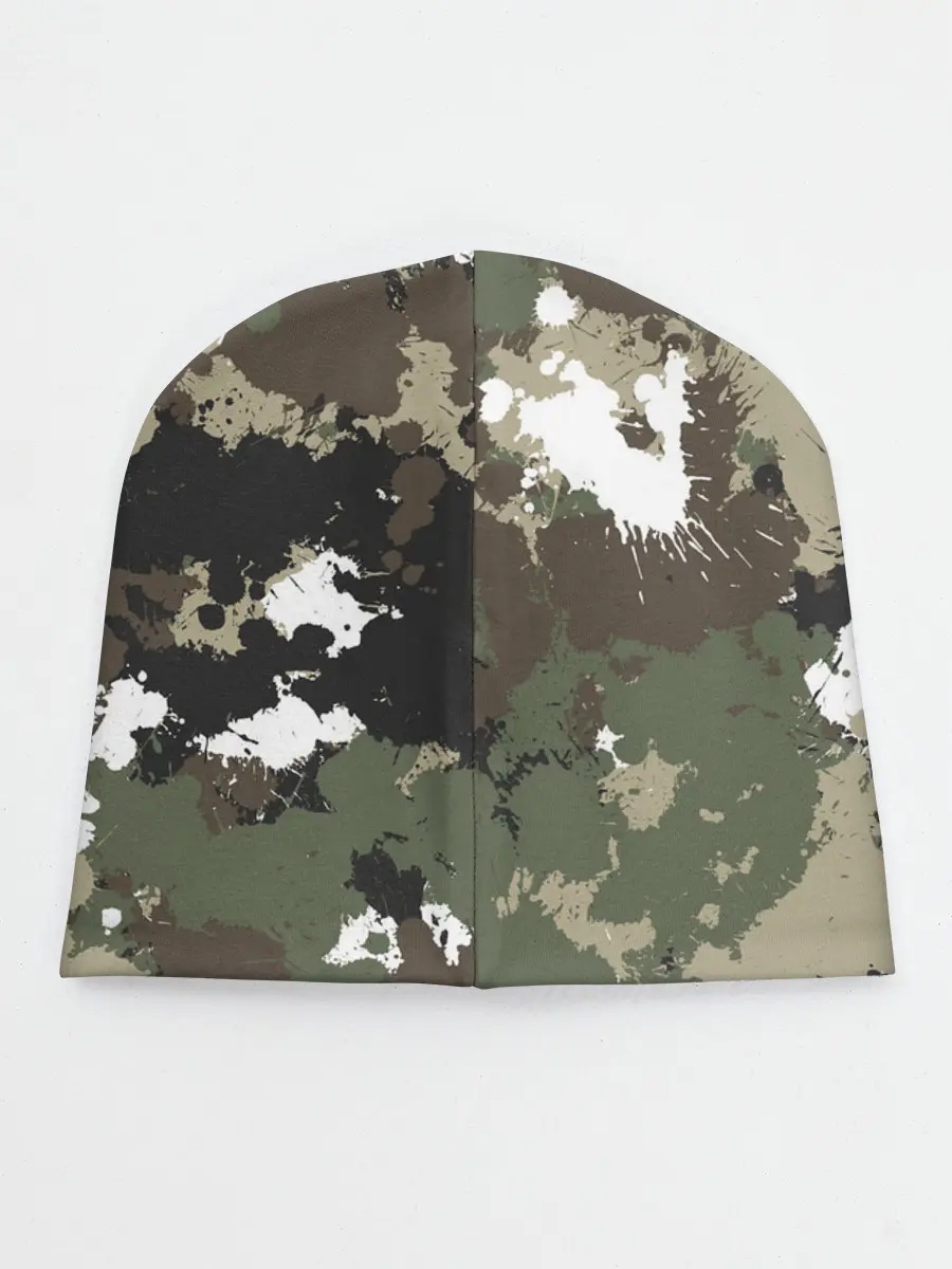 Детская шапка / Камуфляж с кляксами