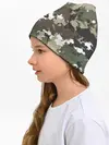 Детская шапка / Камуфляж с кляксами