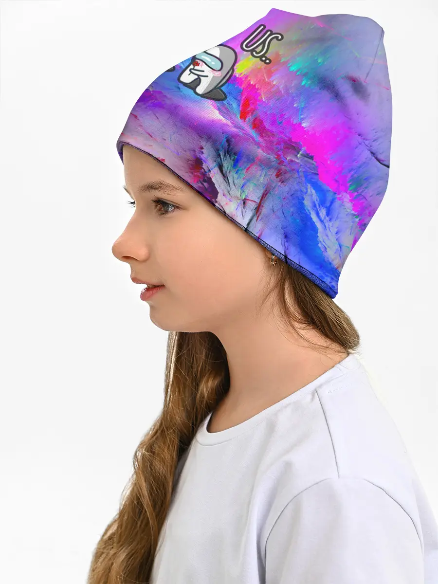 Детская шапка / Among Us love