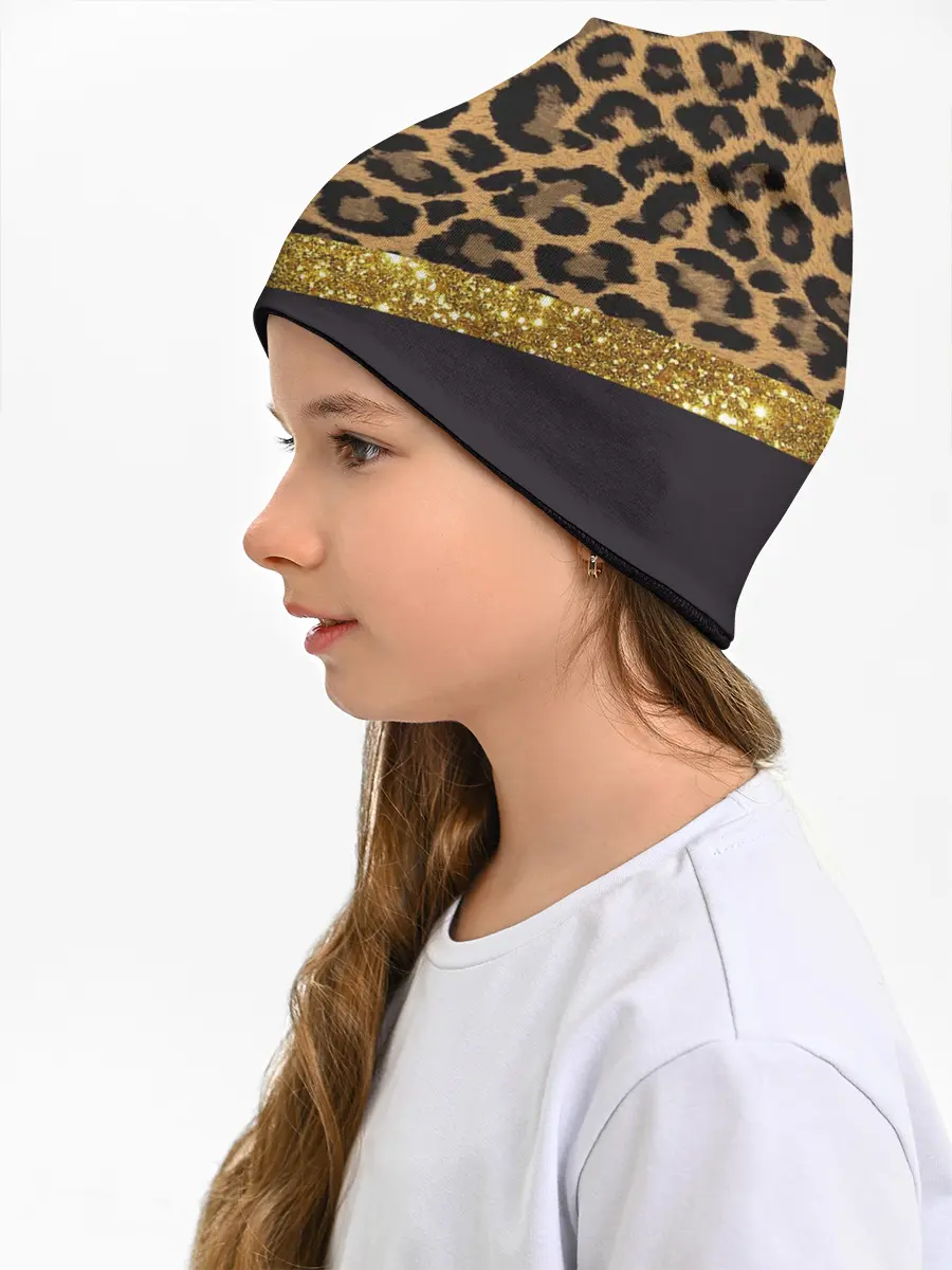 Детская шапка / Леопардовый принт