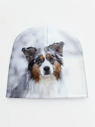 Детская шапка / Австралийская овчарка