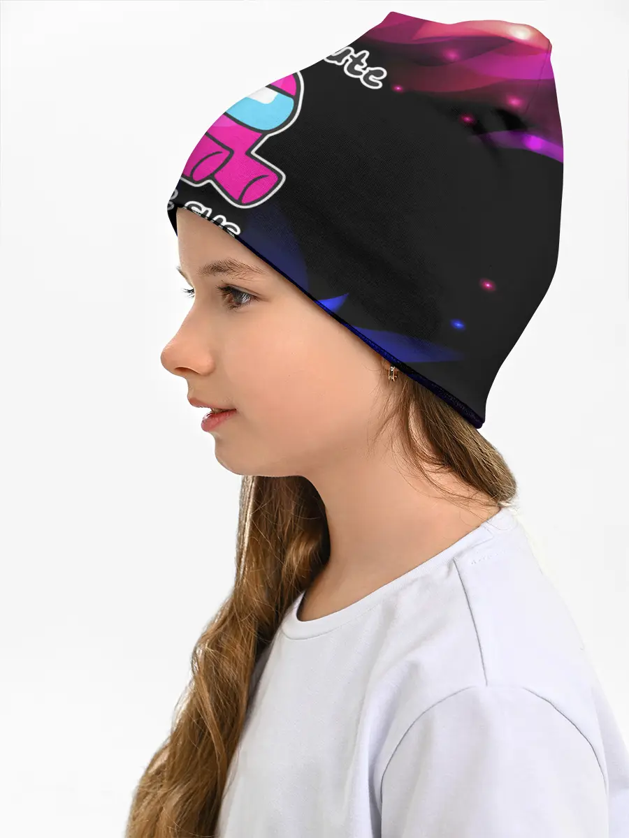 Детская шапка / Pink Among Us.