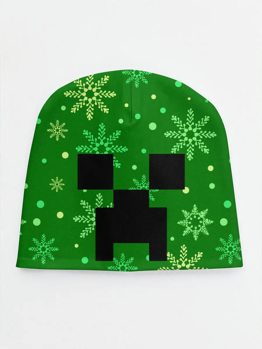 Детская шапка / ЗИМНИЙ MINECRAFT