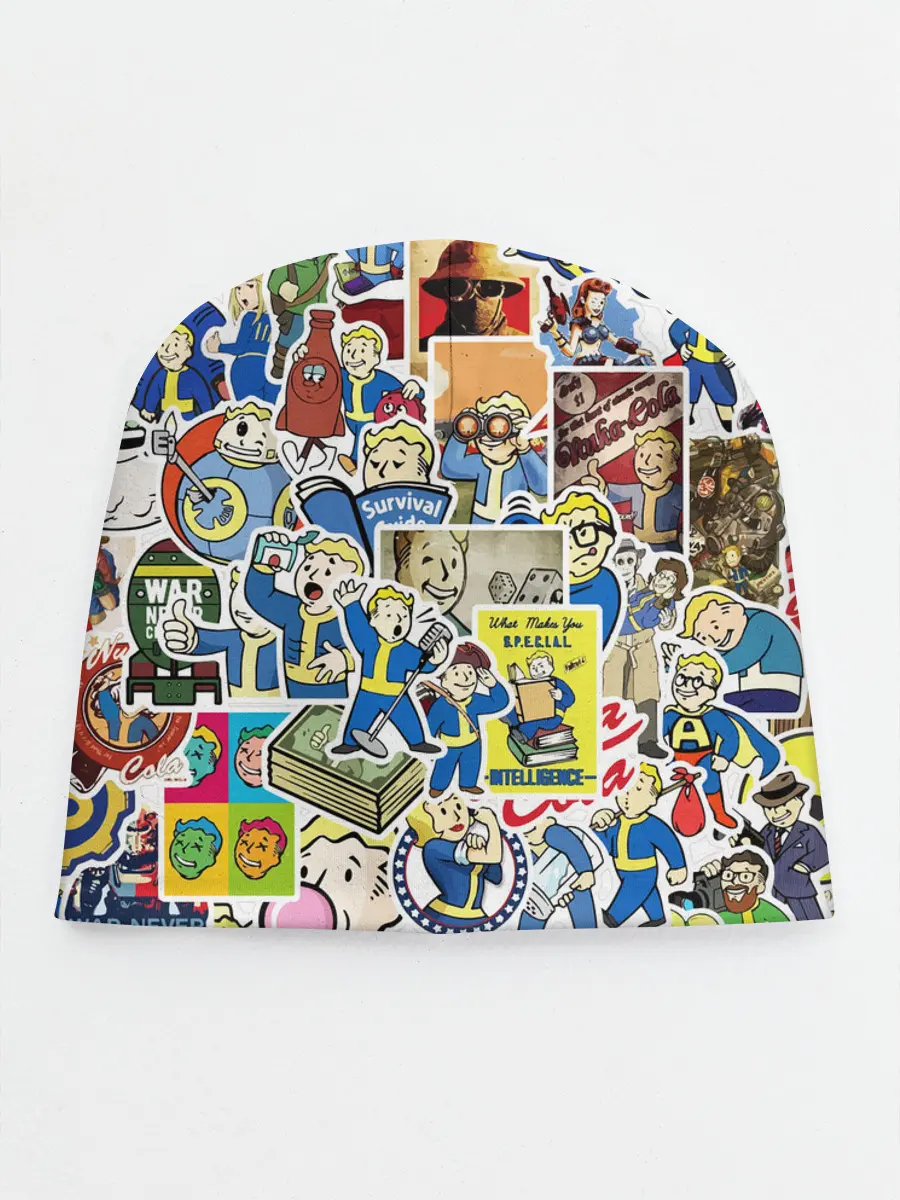 Детская шапка / FALLOUT STICKER BOMBING