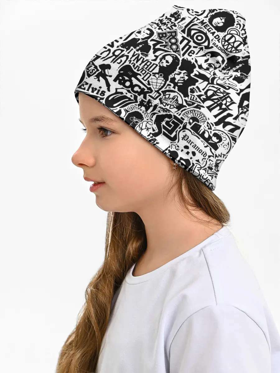 Детская шапка / Rock Band Logos