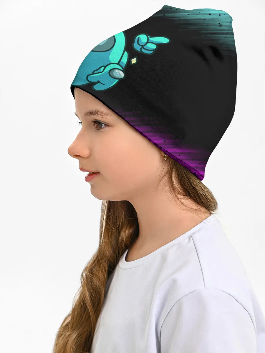 Детская шапка / AMONG US - Crewmate With Mini