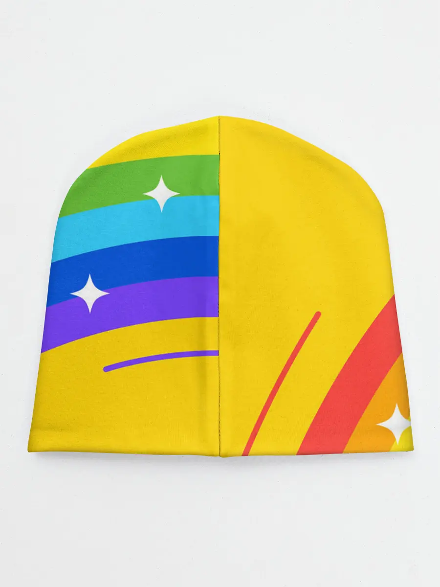 Детская шапка / AMONG US - Радужный