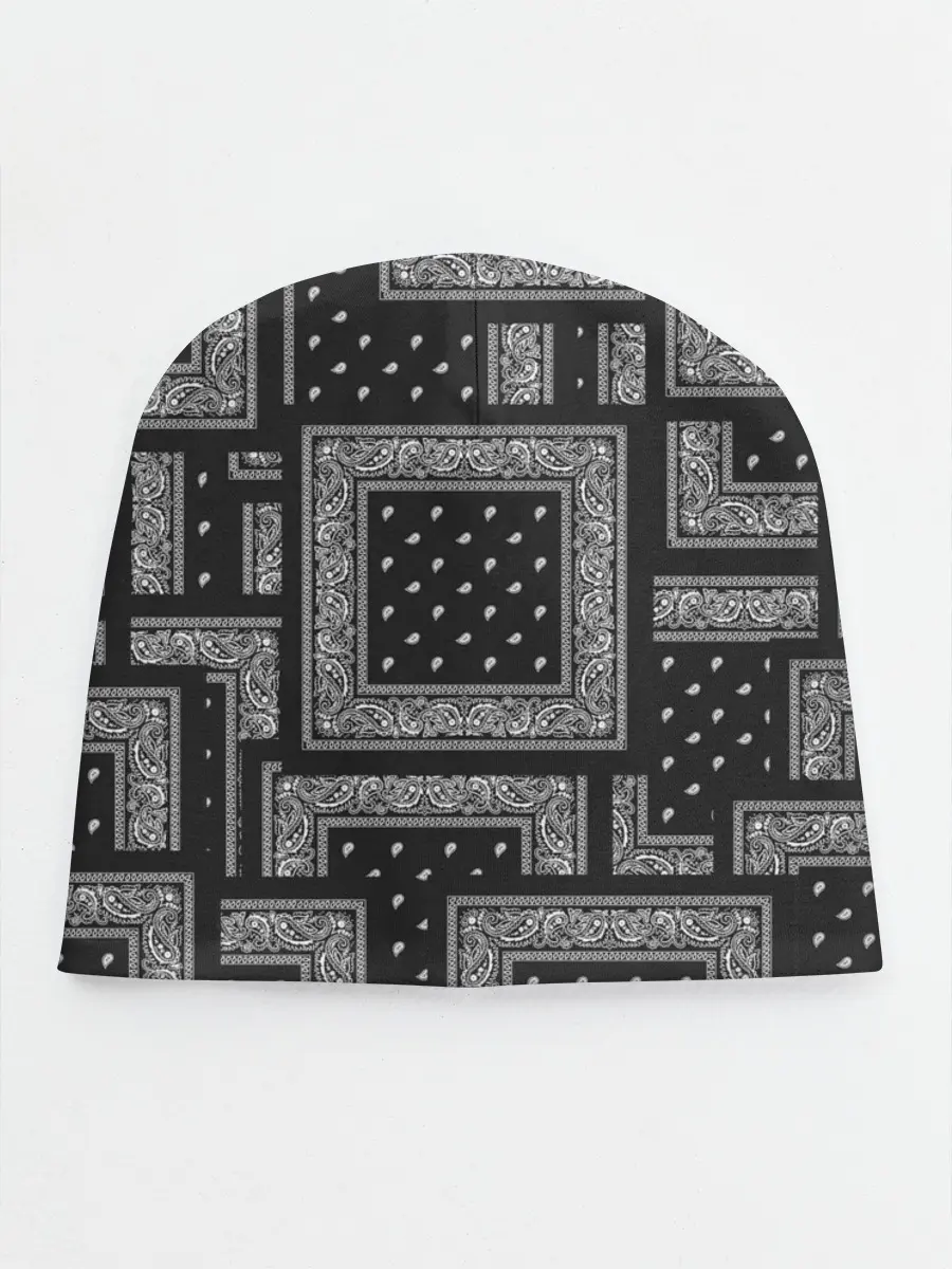Детская шапка / 3D Бандана v.black