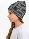 Детская шапка / 3D Бандана v.black