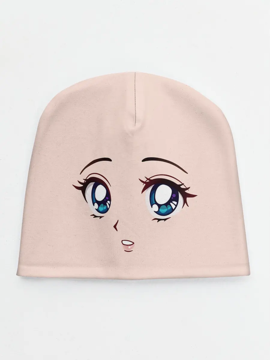 Детская шапка / Surprised anime face