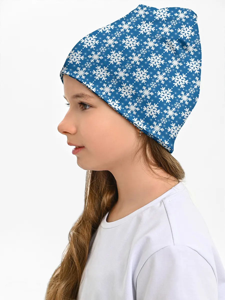Детская шапка / Снежинки