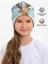 Детская шапка / Олень с кружкой