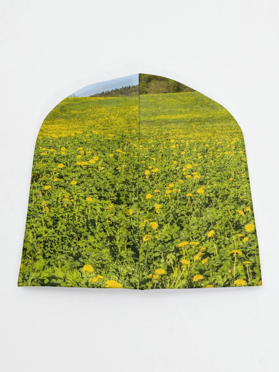 Детская шапка / Поле одуванчиков