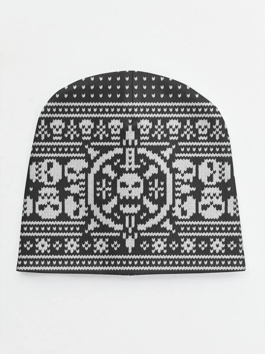 Детская шапка / Свитер с черепами