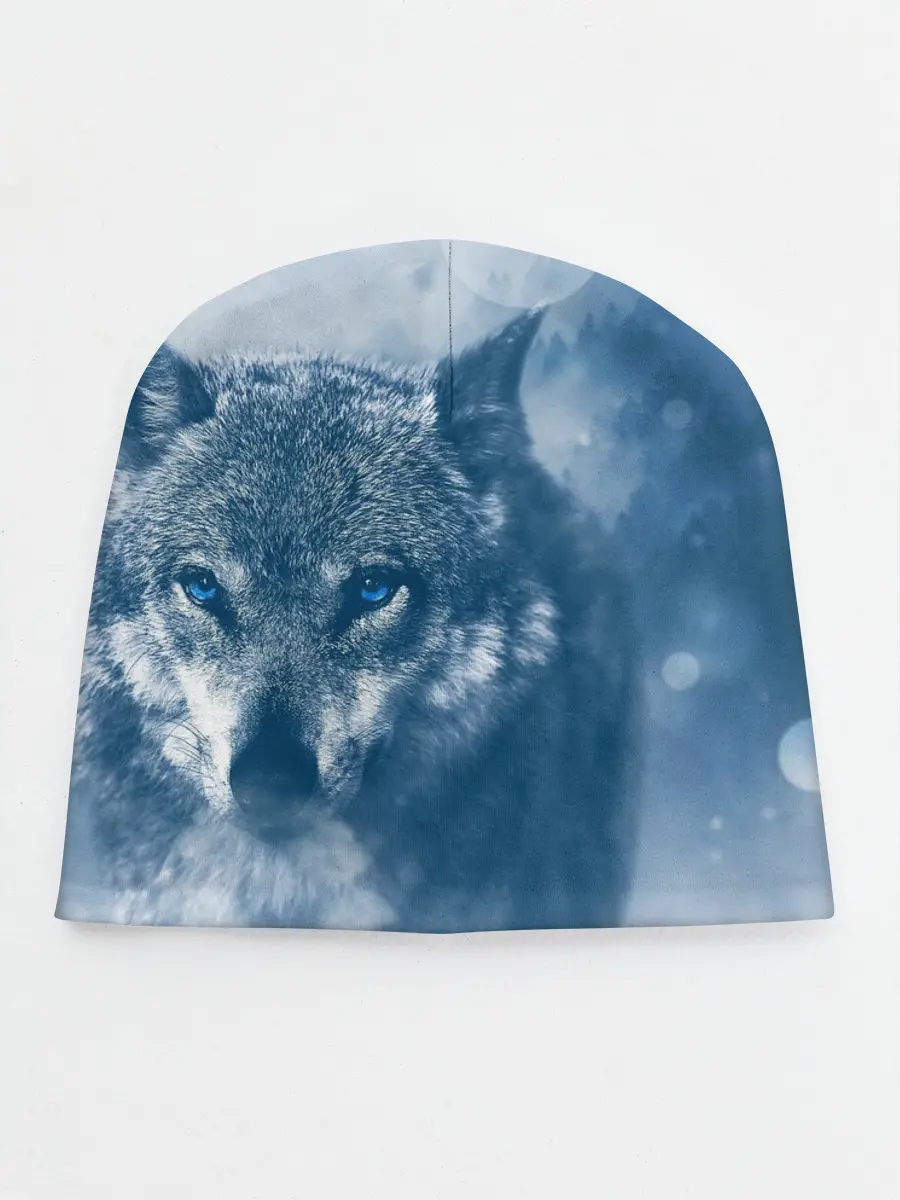 Детская шапка / Красивый волк