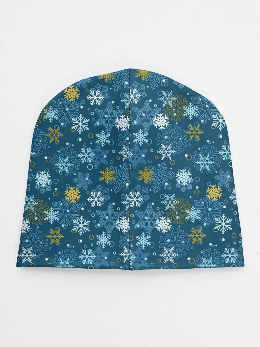 Детская шапка / Снежинки