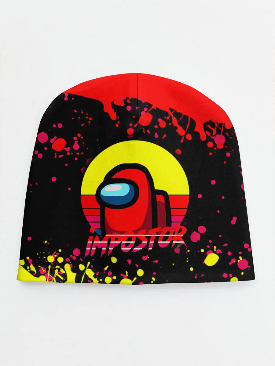 Детская шапка / Among Us Impostor.