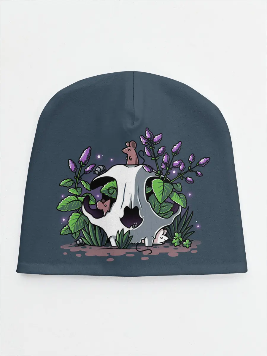 Детская шапка / Мыши в черепе