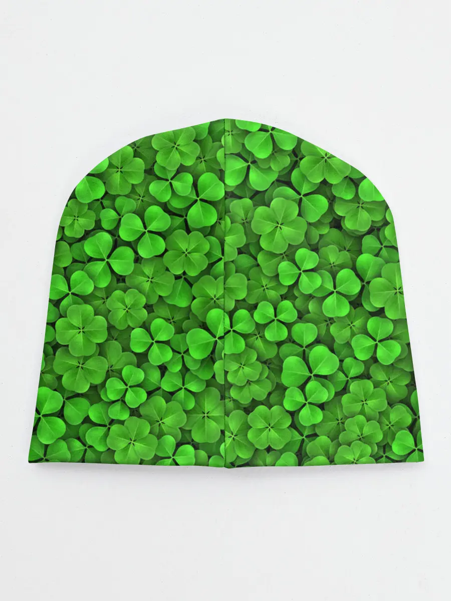Детская шапка / Зелёный клевер