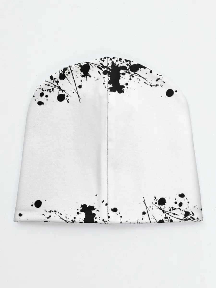 Детская шапка / черный клевер,