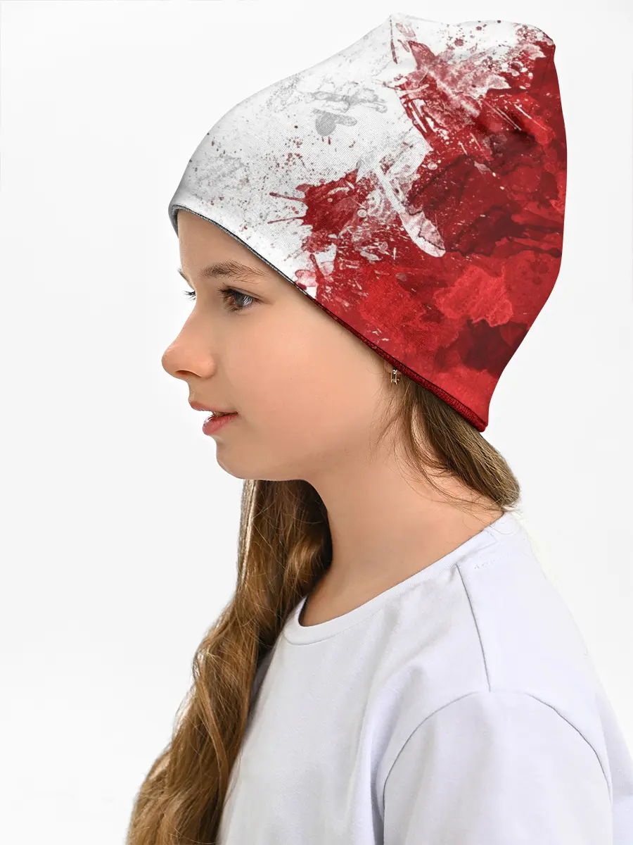 Детская шапка / BLUE WHITE & RED