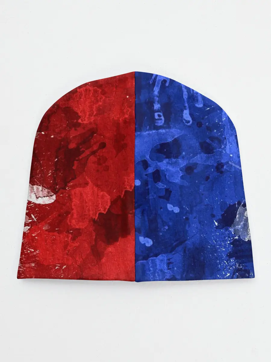 Детская шапка / BLUE WHITE & RED