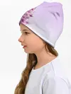Детская шапка / акварельная сирень